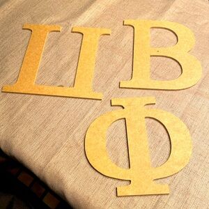 Pi Beta Phi Wood Greek Letter Wall Decor